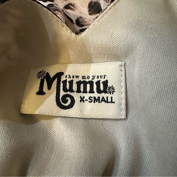 Show Me Your Mumu Joni Flow Mini Dress in Snake & Shake Print Mini Dress Size XS - Picture 11 of 11